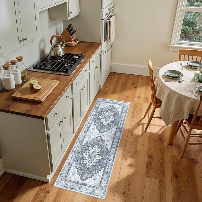 RELEANY Washable Area Rug, Runner 2'x5', Water Repellent, Pet Friendly - Image 2