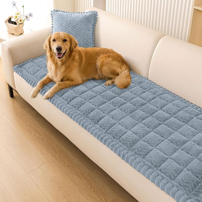 Smiry Couch Cover for Dogs, Non Slip Fuzzy Pet Sofa Covers Washable | Sofa by Smiry