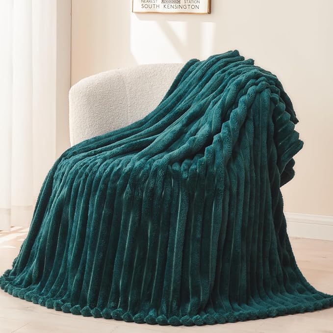 NEWCOSPLAY Fleece Ribbed Cozy Twin Blanket by NEWCOSPLAY