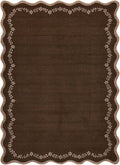 GarveeHome 3x5 Scalloped Washable Area Rug Non Slip Bedroom Entryway Rug | Soft by GarveeHome