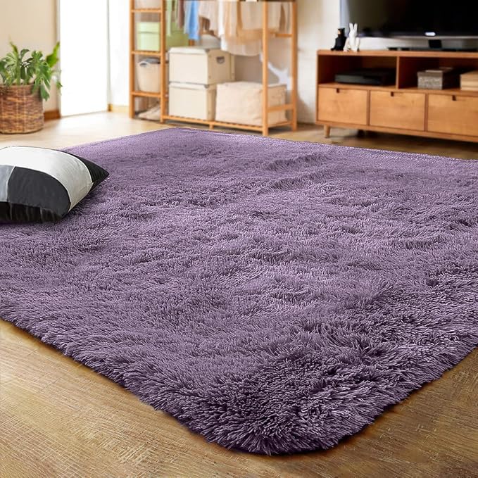 LOCHAS Area Rugs Fluffy Living Room Carpets by LOCHAS