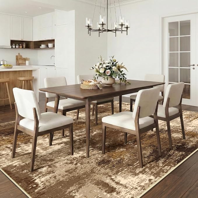 RELEANY Washable 6'x9' Abstract Area Rug - Image 3