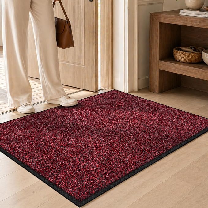 Super Absorbent Front Door Mat, Non-Slip Washable Indoor Doormats, Low Profile - Image 2