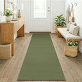 KOZYFLY Woven 2x7 Washable Kitchen Runner Rug, Non Slip Runners by KOZYFLY