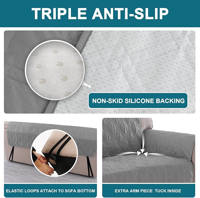 Turquoize 100% Waterproof Couch Cover Sofa Covers - Image 4