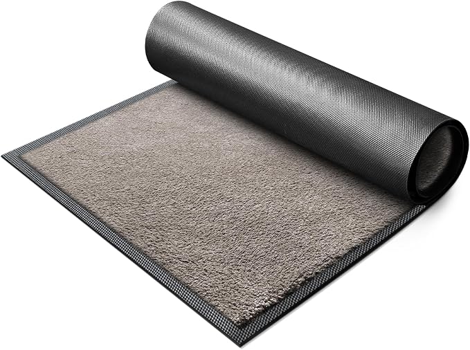 Super Absorbent Front Door Mat, Non-Slip Washable Indoor Doormats, Low Profile by Mibao