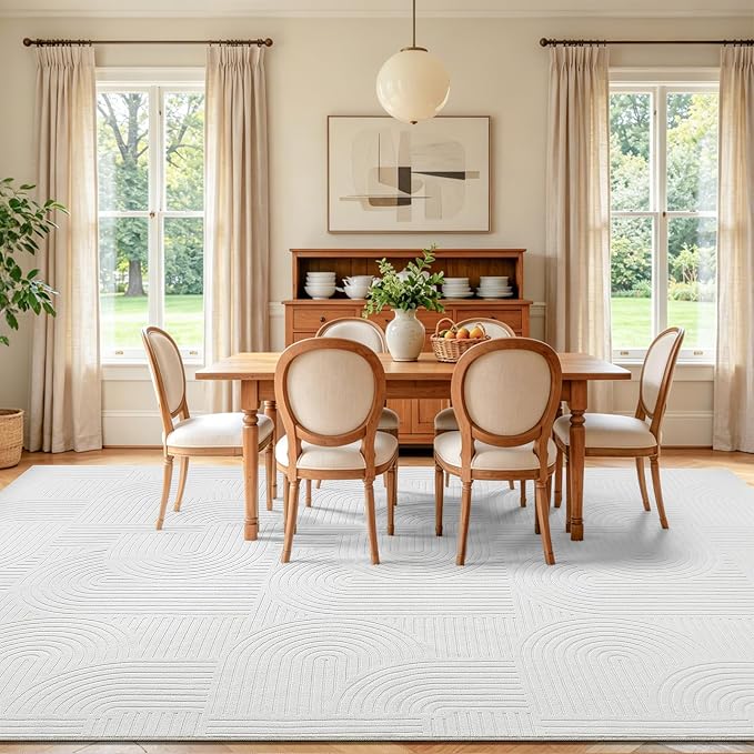 Pauwer 9x12 Area Rugs for Living Room, Modern Non Slip Washable Rug, Soft Fluffy - Image 8