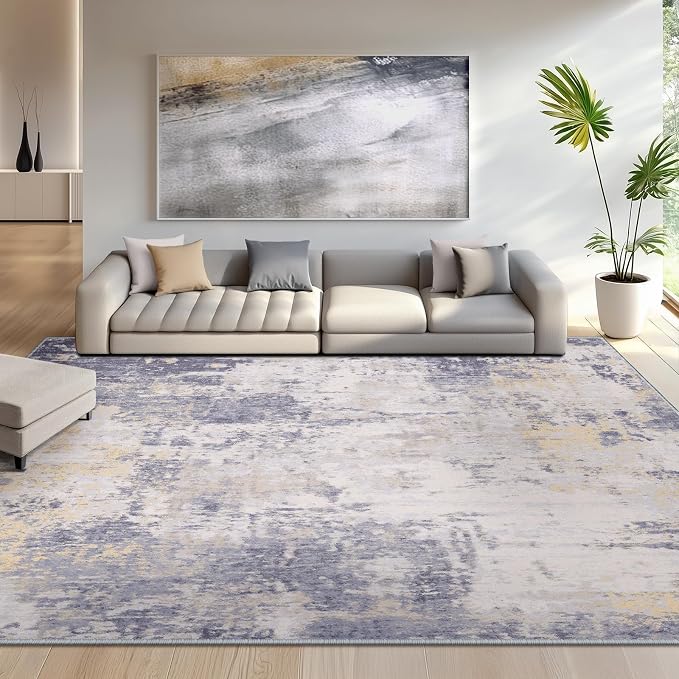 RELEANY Washable 5'x7' Abstract Area Rug - Image 8