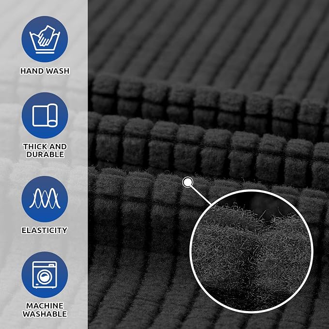 Stretch Oversized Couch Covers for Sofa Slipcover, Soft Jacquard Non-Slip - Image 3