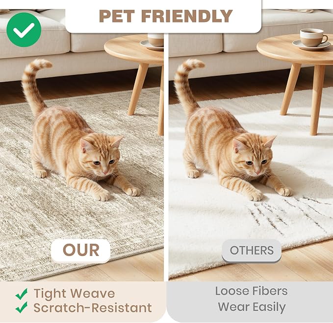 Kitchen Rugs Sets of 2, 2x3 2x4 Rug Runner, Dining Room, Soft Runner Rug - Image 6