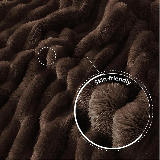 Exclusivo Mezcla Striped Queen Size Fleece Blanket - Image 5
