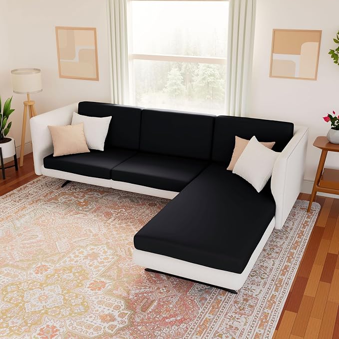 Waterproof Couch Cushion Covers, Stretch Sofa Seat Slipcovers | Stretch Fabric - Image 2