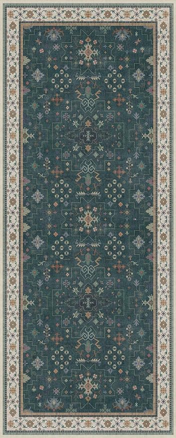 Dark Green 2x5 Kitchen Rug - Image 9