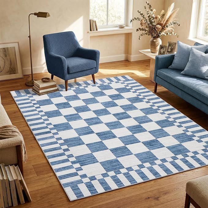 GarveeHome Checkered Rug 3x5 Area Rugs - Image 4