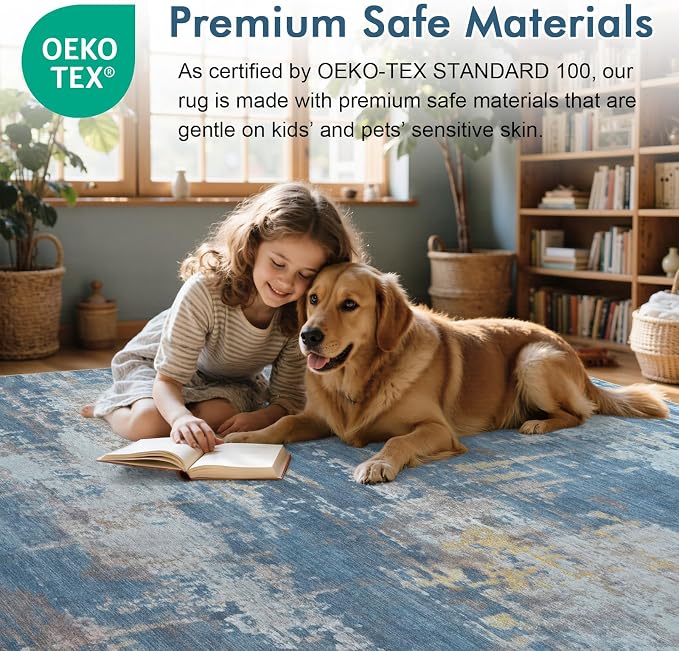 9x12 Ft Extra Large Washable Area Rugs - Image 5