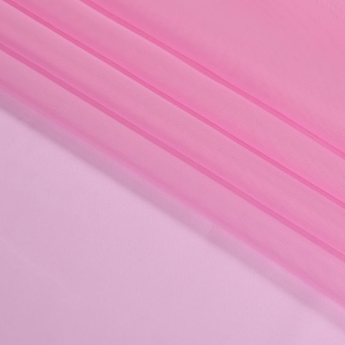 Sheer Pink Curtains, Sheer Curtains 84 inch Length 2 Panels Set, Rod Pocket - Image 7