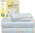 California Design Den Full Size Bed Sheets Set - 400 Thread Count Sateen, Natural 100% Cotton Sheets for Full Size Bed, Deep Pocket Cooling and Durable Bedding Set - Antique Rose