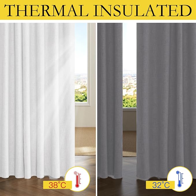 NICETOWN 100% Blackout Curtains - Image 5