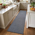 2x8 Grey Blue/White Runner Rug Washable Non-Slip by Unknown