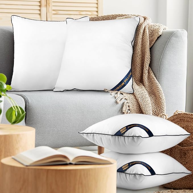 Utopia Bedding 12x12 Throw Pillow Inserts, Decorative Pillows, Plush & - Image 6