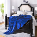 Royal blue Fleece Plush Throw Blanket 108"x90"for Couch Fuzzy Cozy Flannel | by JIAHANNHA