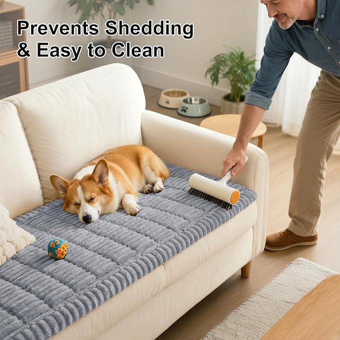 Smiry Couch Cover for Dogs, Non Slip Washable Sofa Protector for Pets | Soft - Image 7