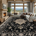 RELEANY Washable Area Rug, Large 9'x12', Water Repellent, Pet Friendly by RELEANY