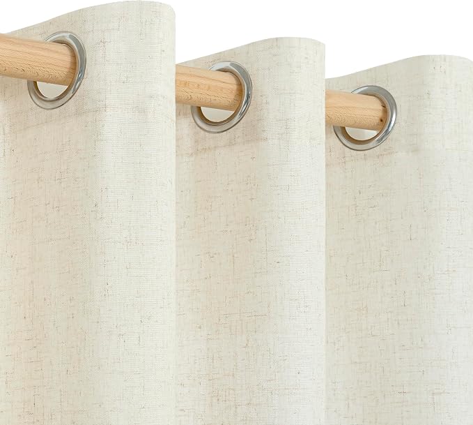 YoungsTex Short Linen Curtains 45 Inches Length - Image 6