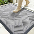 OLANLY Front Door Mat Outside Entrance 35x23, Waterproof Heavy-Duty Doormat | by OLANLY