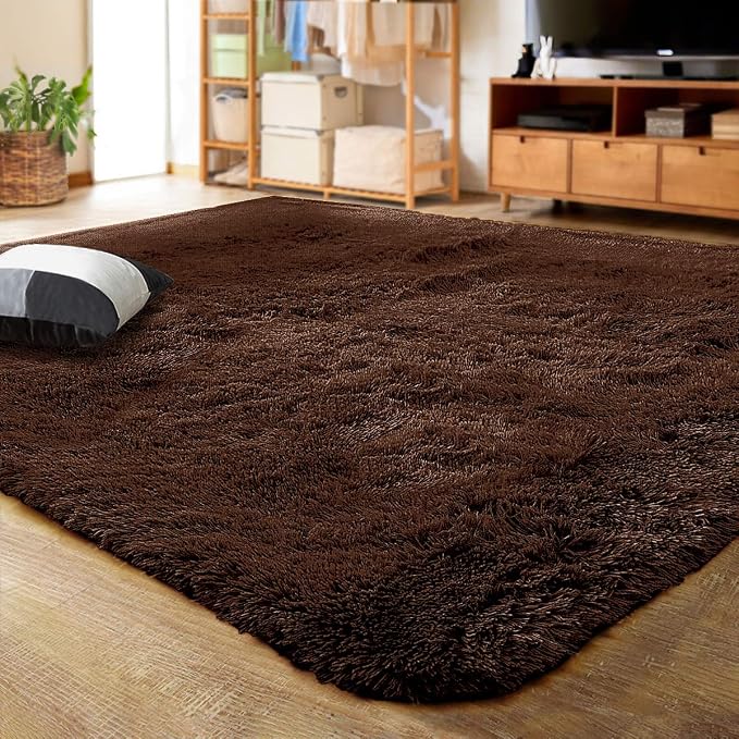 LOCHAS Area Rugs Fluffy Living Room Carpets by LOCHAS