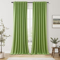 100% Blackout Curtains 90 Inch Length 2 Panels Set by Guken