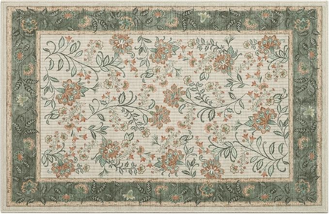 GarveeHome Small Sage Green Entryway Rug, 2x3 Washable Front Door Rug Indoor - Image 9