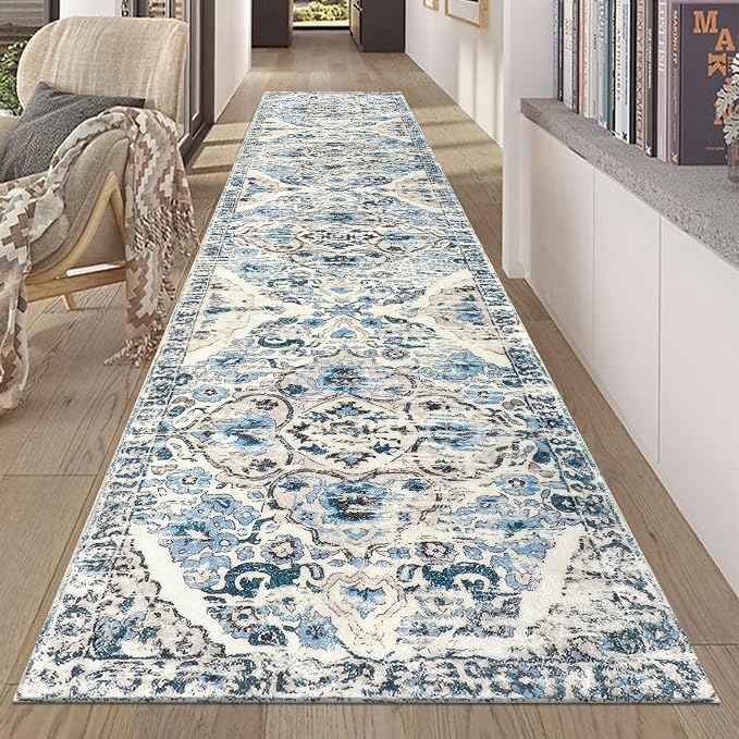 HEBE Hallway Runner Rug 2'x10', Washable Non Slip Kitchen Rug Runner | Soft by HEBE