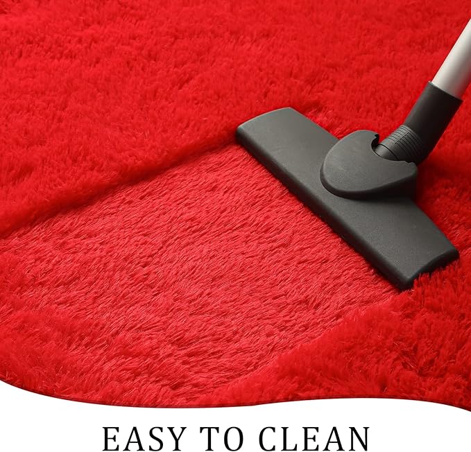 Chicrug Soft Runner Rugs for Bedroom Living Room Plush Fluffy Rug 2x6 | Shag - Image 4