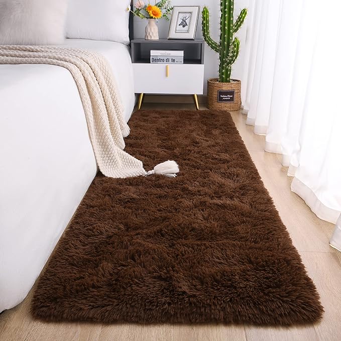 Chicrug Soft Runner Rug for Bedroom Living Room Plush Fluffy Rug 2x8 | Shag by ChicrugHomeDecor