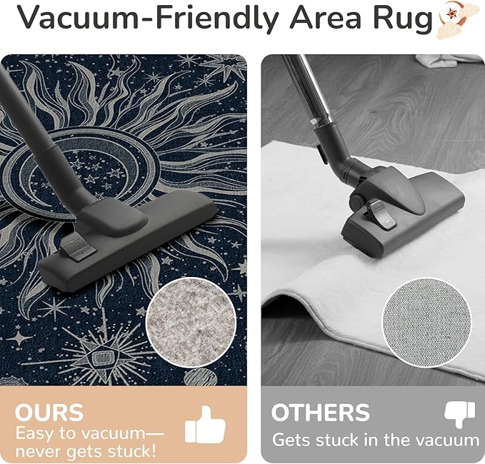 Vacuum-Friendly, 2x10 Washable Area Rug - Image 4