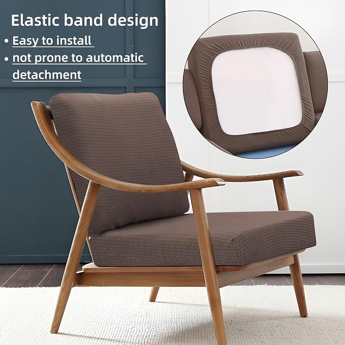8PCS Patio Cushion Covers.Patio Furniture Couch SeatSlipcovers | Washable - Image 5