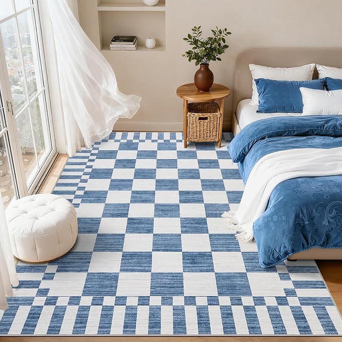 GarveeHome Checkered Rug 3x5 Area Rugs - Image 3