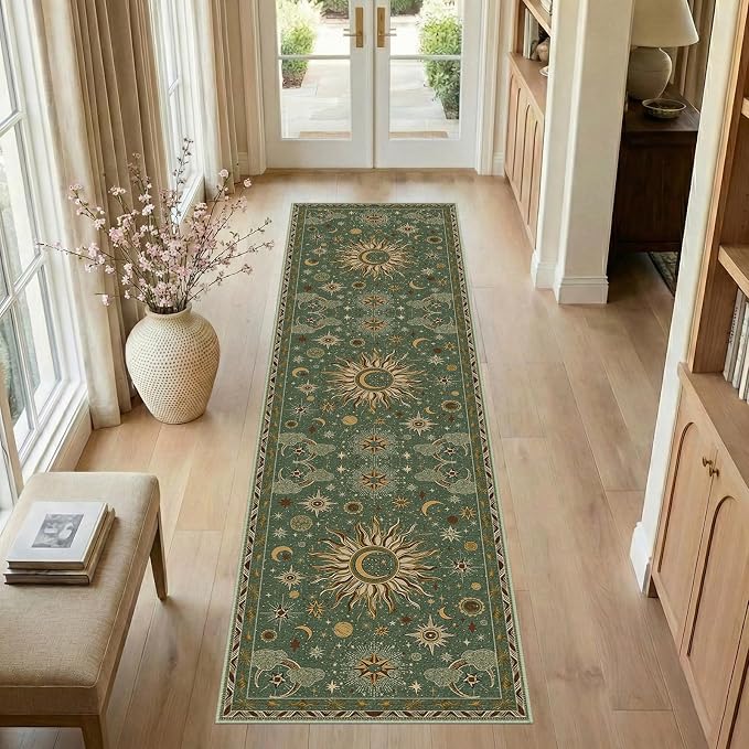 Vacuum-Friendly, 2x8 Washable Area Rug - Image 2