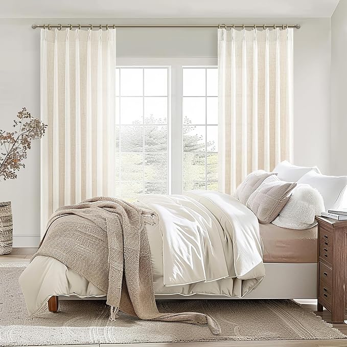 PleatedDrapes 102 Inch Long Curtains - Image 6