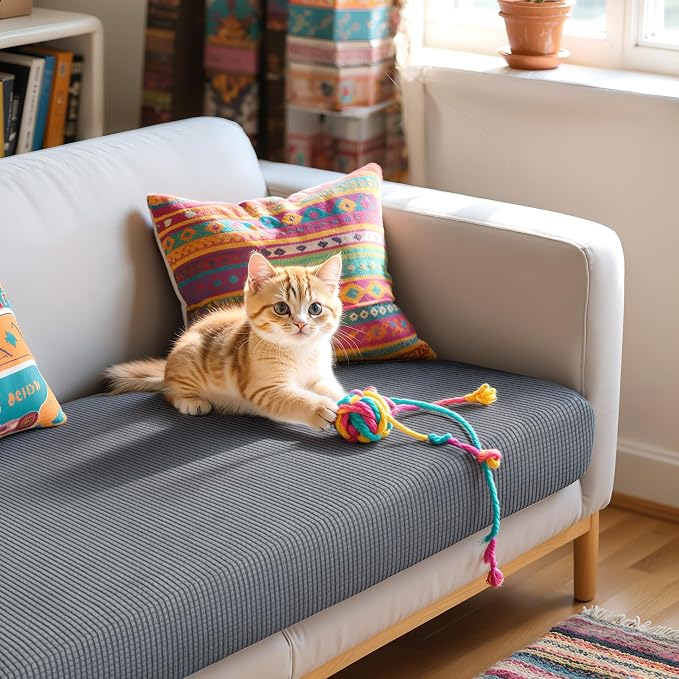 Hokway Couch Cushion Covers Stretch Cushion Covers Sofa Seat Cushion Slipcover - Image 8