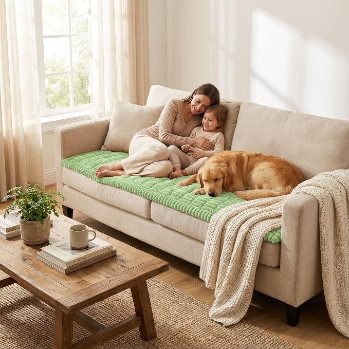 Smiry Couch Cover for Dogs, Non Slip Washable Sofa Protector for Pets | Soft - Image 6