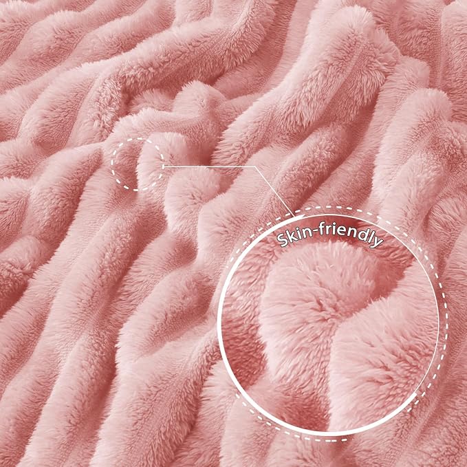 Exclusivo Mezcla Striped Twin Size Fleece Blanket - Image 5