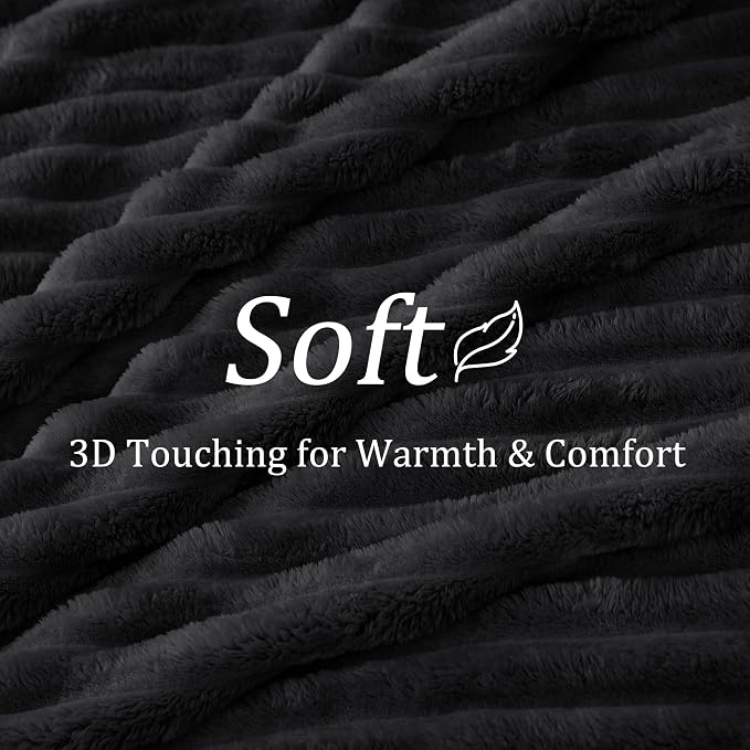 BEDELITE Ribbed Twin Blanket for Couch & Bed, Warm Yet Lightweight, Ribbed - Image 4