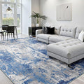 RELEANY Washable 7'x10' Abstract Area Rug by RELEANY