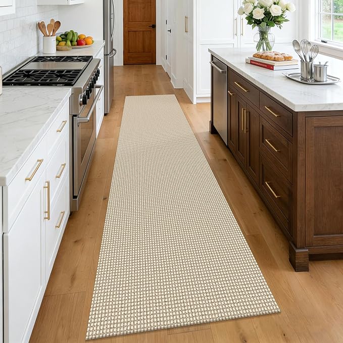 KOZYFLY Cotton Runners Rugs for Hallway 2.5'x10', Washable Runner Rug, Woven - Image 2