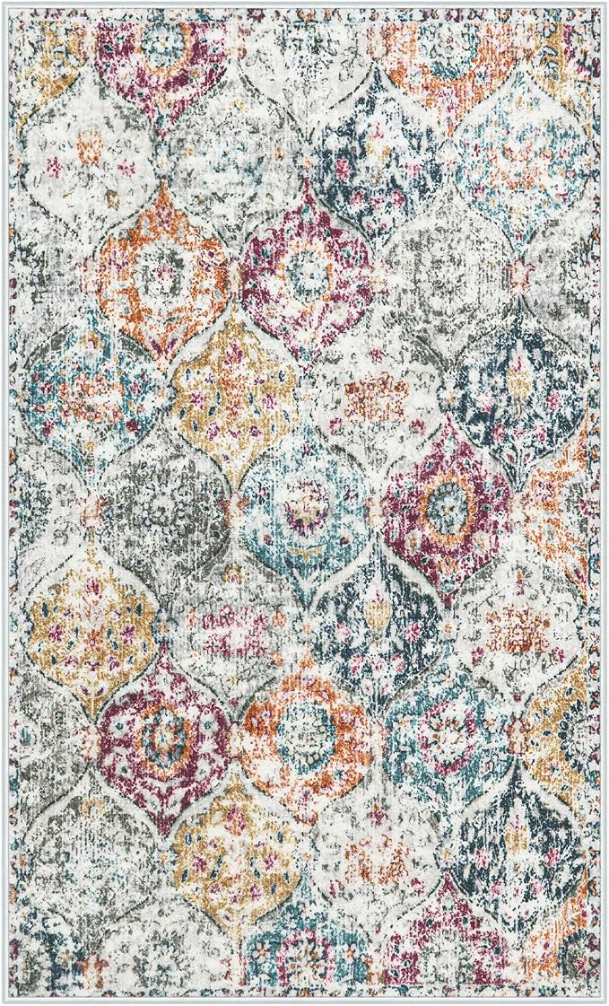 Lahome Moroccan Small Washable Area Rug, 3x5 Rug - Image 6