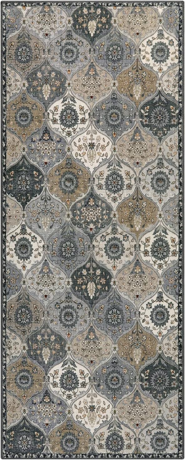 Lahome Moroccan Kitchen Runner, 2x5 Washable Runners - Image 7
