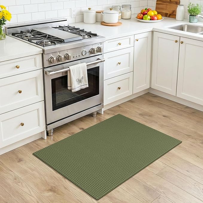 KOZYFLY Indoor Door Mat 2x3 ft Small Area Rugs Washable Front Door Mat Non Slip - Image 3