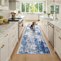 RELEANY Washable Runner 2'6"x8' Abstract Area Rug by RELEANY